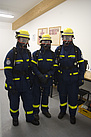 Bei der Atemschutzausbildung in den Räumlichkeiten der Freiwilligen Feuerwehr Füssen